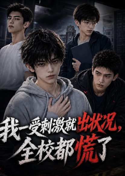 短剧《我一受刺激就出状况,全校都慌了(15集) AI短剧 (2026)》海报