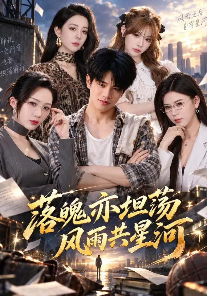 短剧《落魄亦坦荡,风雨共星河(60集)张昊文&许艺灵 (2026)》海报