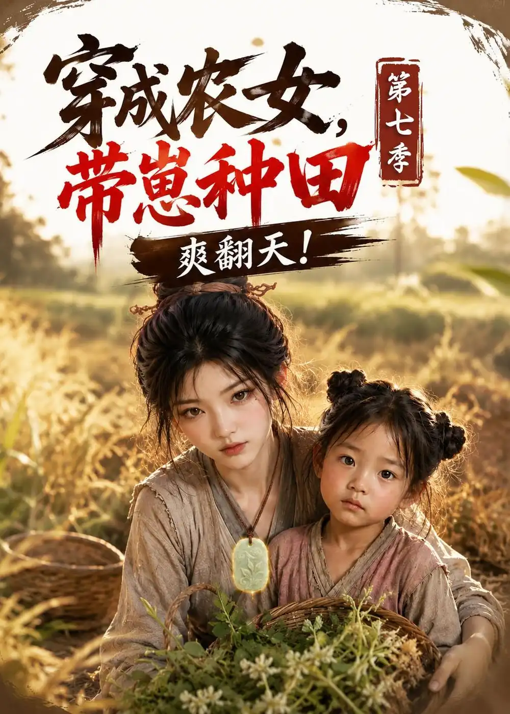 短剧《穿成农女，带崽种田爽翻天！第七季（106集） AI短剧 (2026)》海报