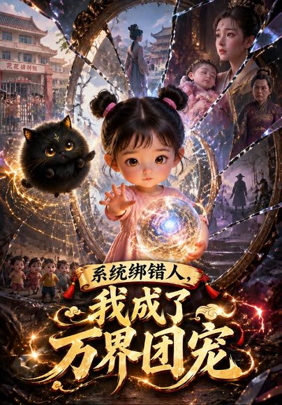 短剧《系统绑错人,我成了万界团宠(249集)AI短剧 (2026)》海报