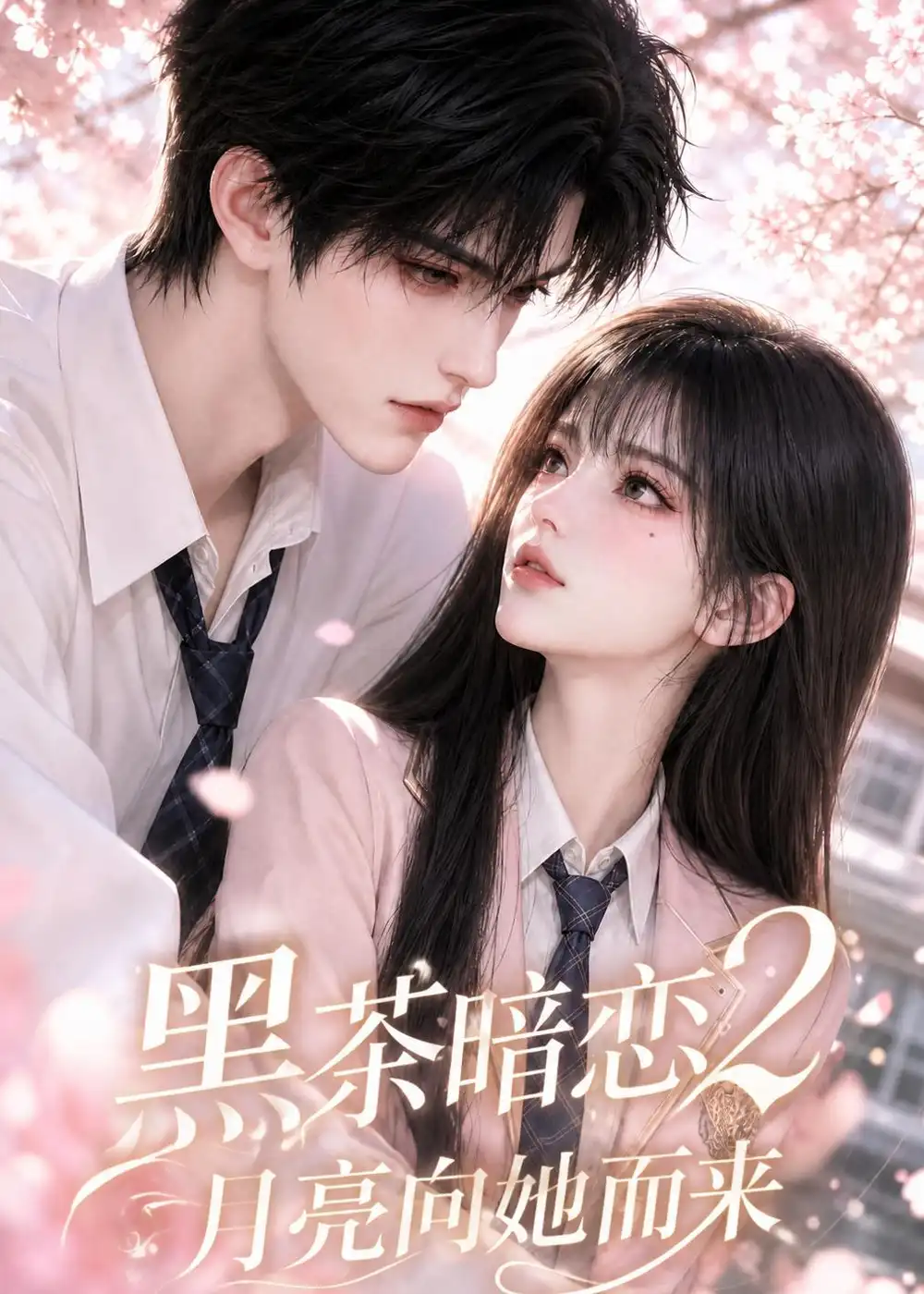 短剧《黑茶暗恋2：月亮向她而来（142集）AI短剧 (2026)》海报
