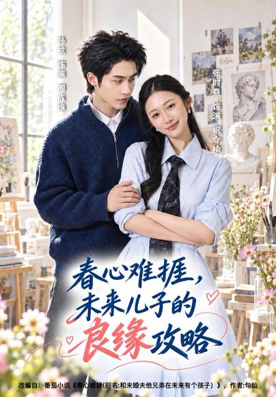 短剧《春心难捱,未来儿子的良缘攻略(45集)孙航&张时熹(1080P) (2026)》海报