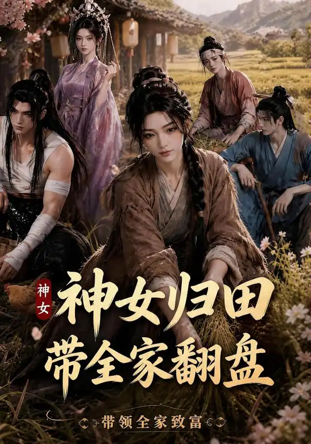 短剧《神女归田带全家翻盘(43集)AI短剧 (2026)》海报