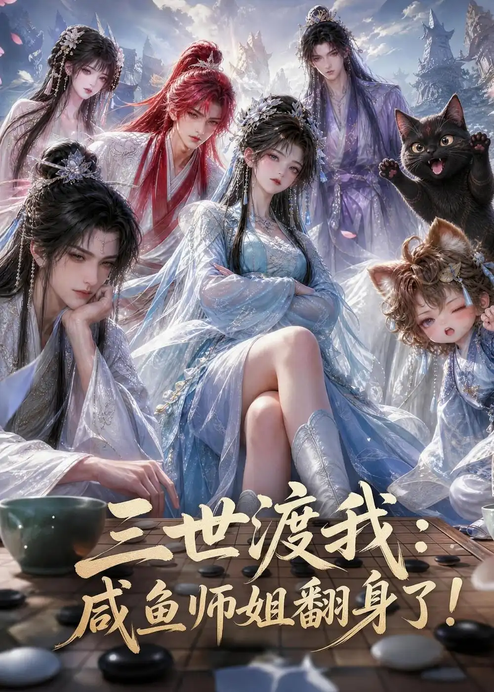 短剧《三世渡我咸鱼师姐终于翻身了！（100集）AI短剧 (2026)》海报