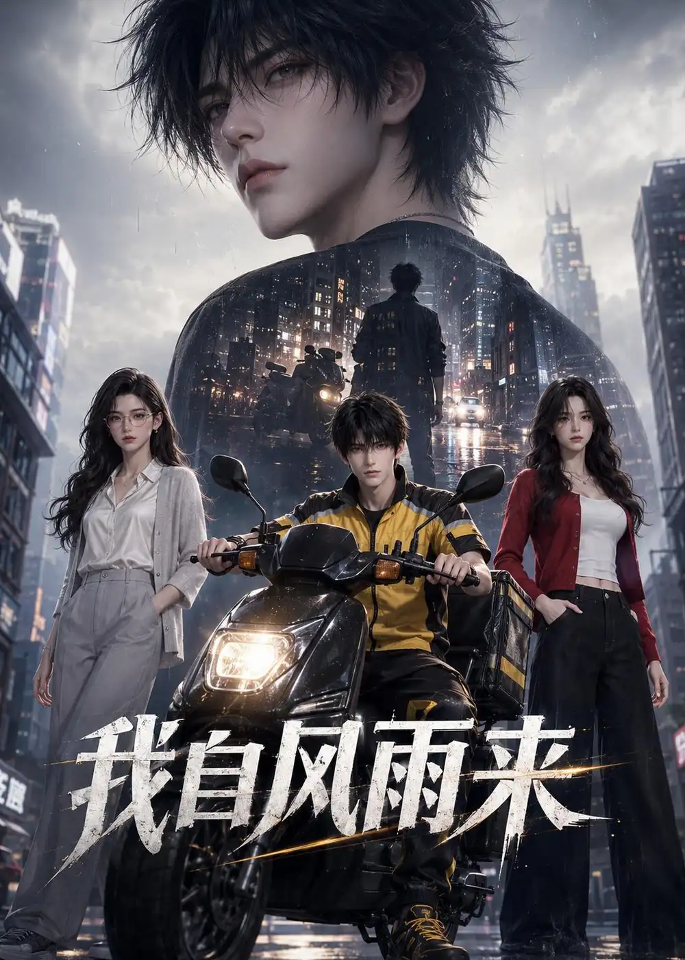 短剧《我自风雨来（104集）AI短剧 (2026)》海报