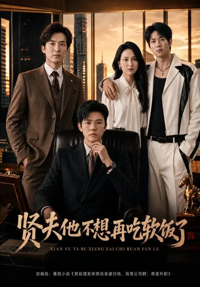 短剧《贤夫他不想再吃软饭了(60集)方晨楦&刘美一 (2026)》海报