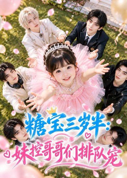 短剧《糖宝三岁半：妹控哥哥们排队宠（124集）AI短剧 (2026)》海报