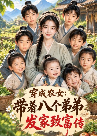 短剧《穿成农女:带着八个弟弟发家致富传(608集)AI短剧 (2026)》海报
