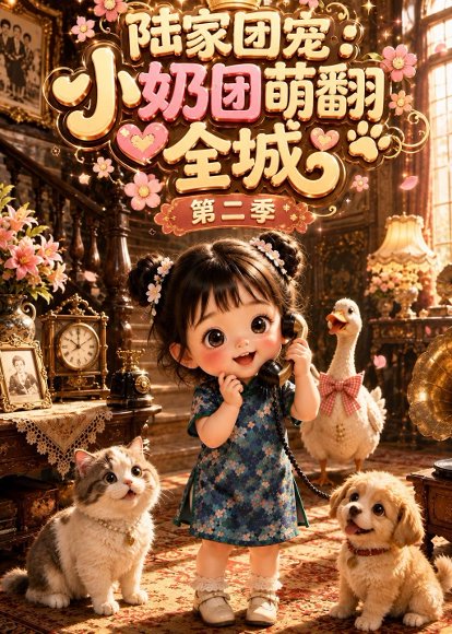 短剧《陆家团宠：小奶团萌翻全城第二季（97集）AI短剧 (2026)》海报