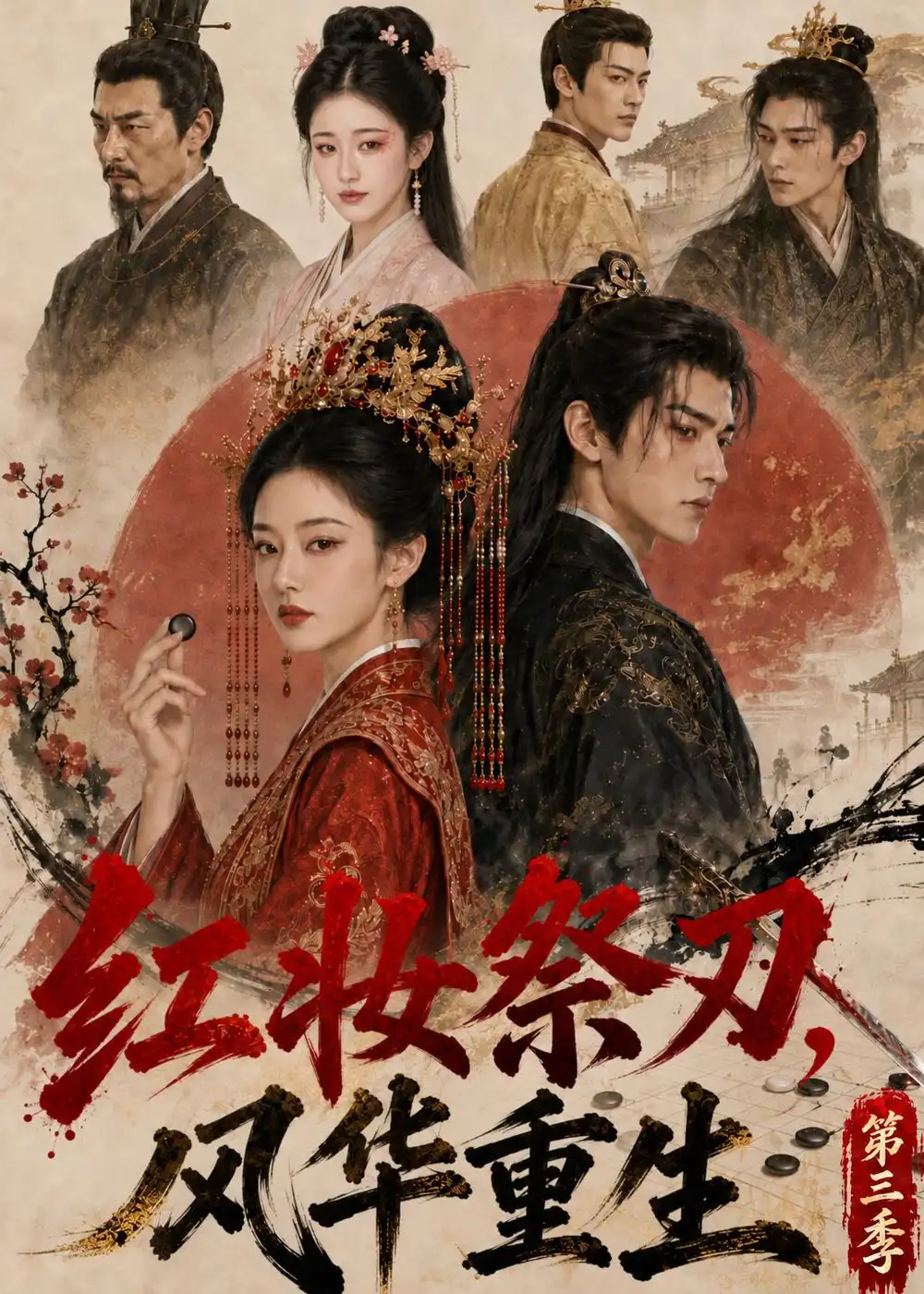 短剧《红妆祭刃，风华重生第三季（138集）AI短剧 (2026)》海报