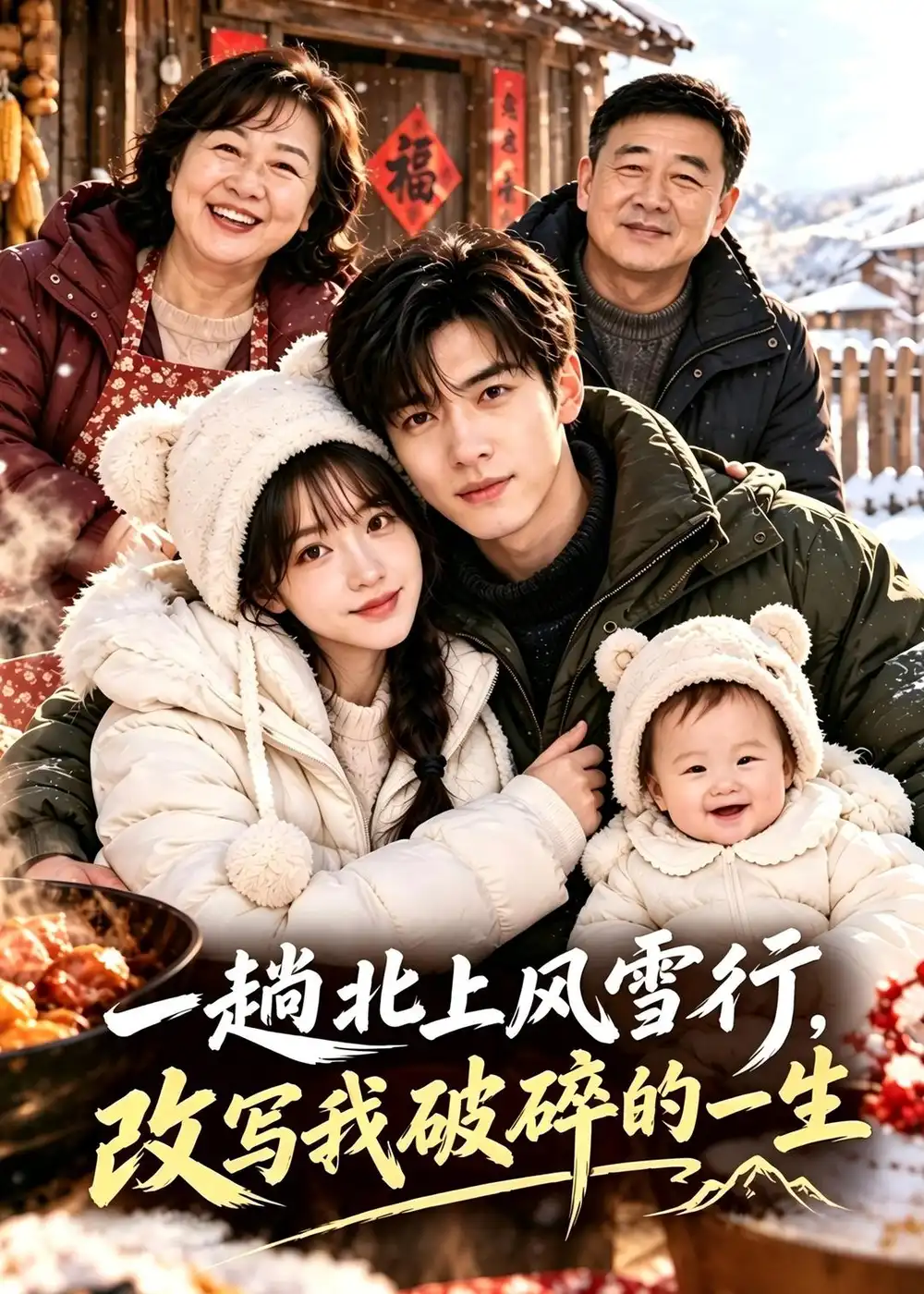 短剧《一趟北上风雪行,改写我破碎的一生(46集)AI短剧 (2026)》海报