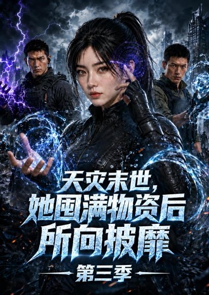 短剧《天灾末世,她囤满物资后所向披靡第三季(318集)AI短剧 (2026)》海报