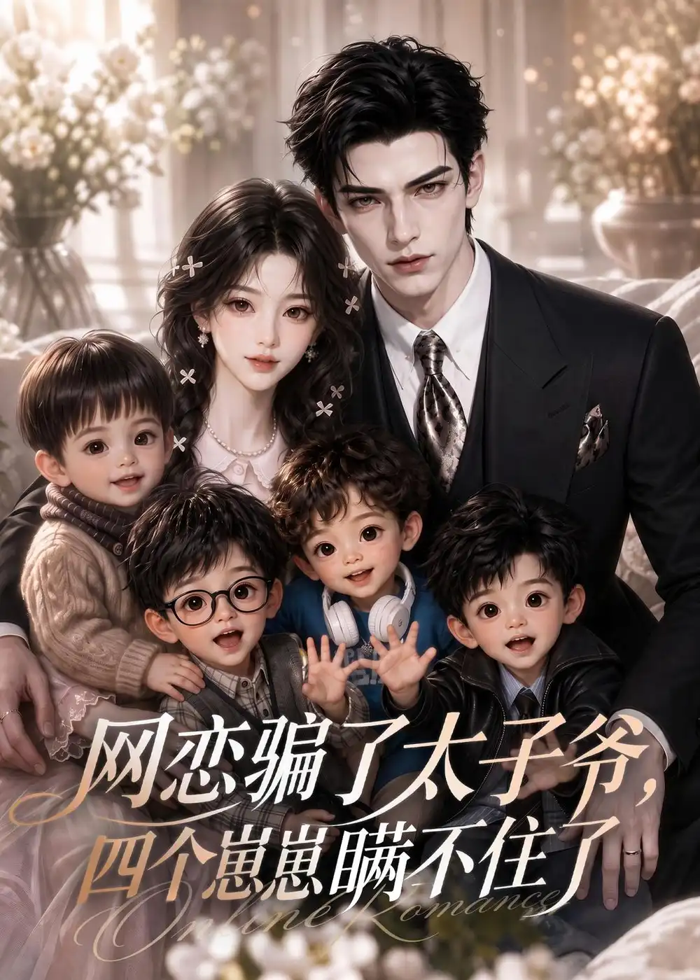 短剧《网恋骗了太子爷,四个崽崽瞒不住了(112集)AI短剧 (2026)》海报