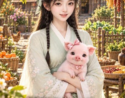 短剧《闺蜜变成小猪，我靠种田逆袭暴富（51集）AI短剧 (2026)》免费观看全集