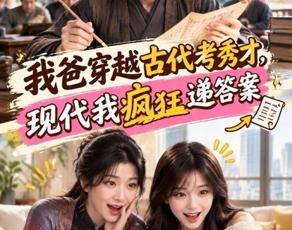 《我爸穿越古代考秀才,现代我疯狂递答案(77集)AI短剧 (2026)》短剧全集免费在线观看